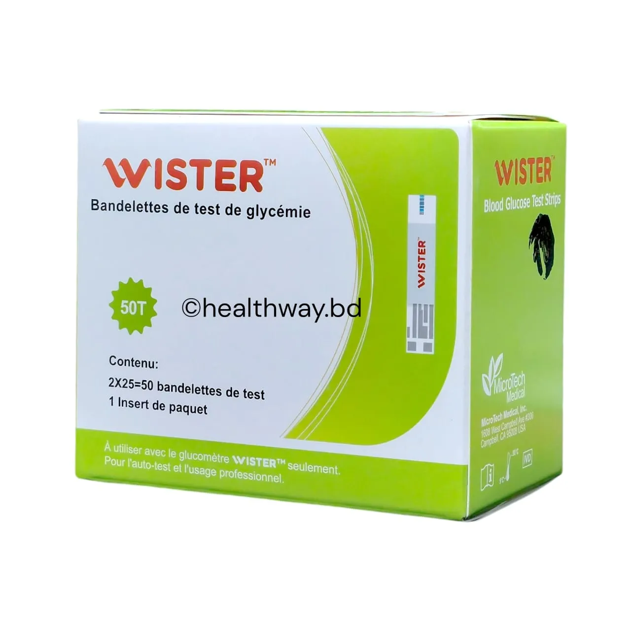 Wister Blood Glucose Test Strips
