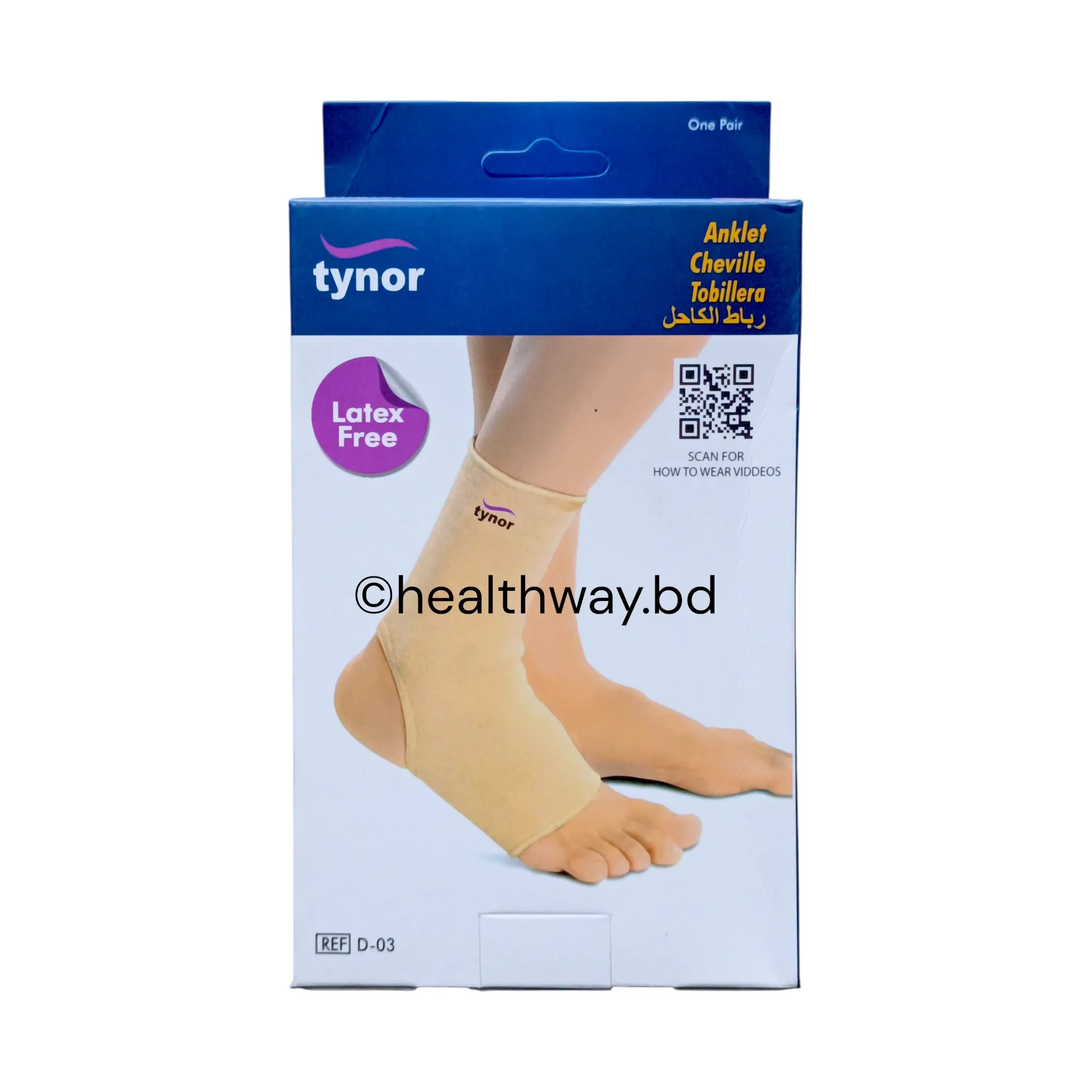 Tynor Anklet One Pair D 03